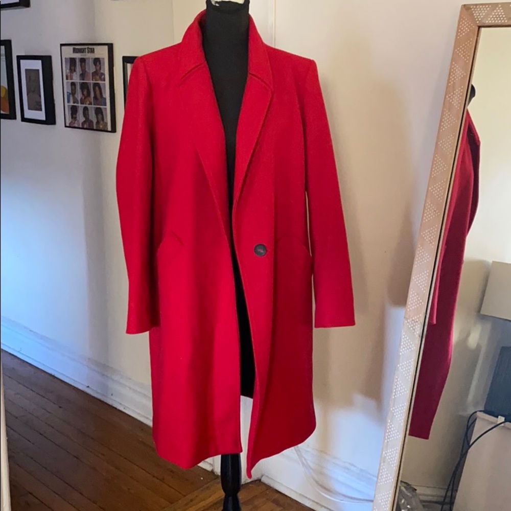 ZARA red  coat